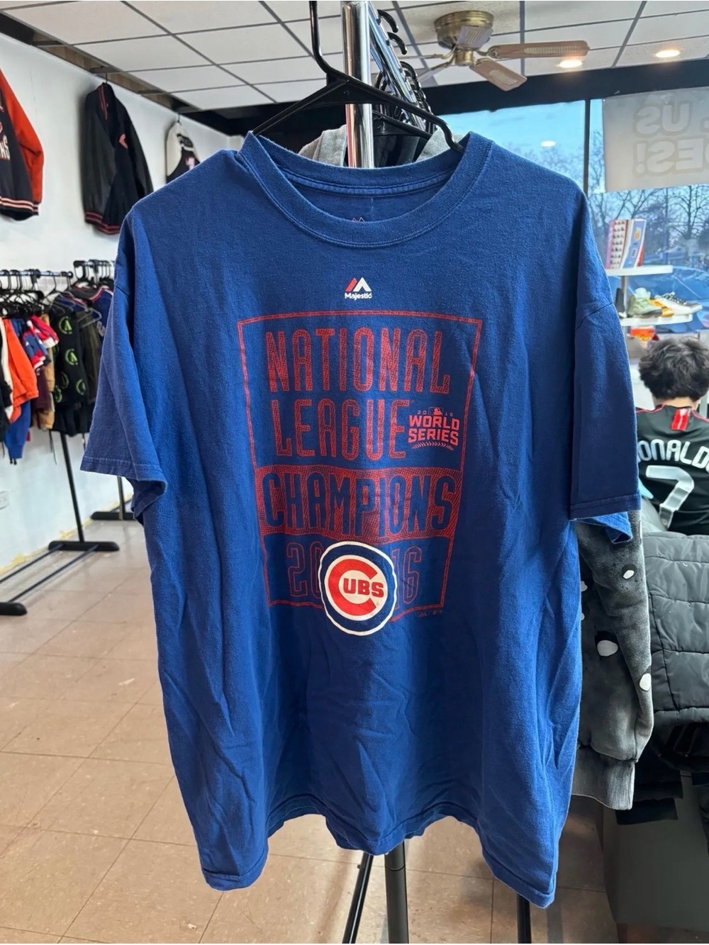 Chicago Cubs 2016 National League Champions World Series T-shirt size xl